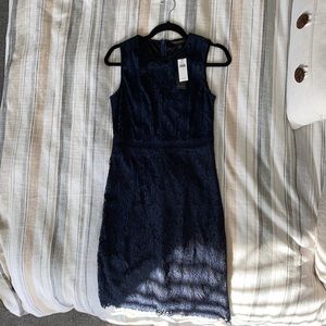 NWT Banana Republic Navy Lace Dress